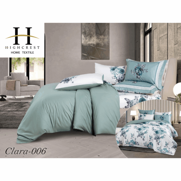 Clara Duvet Cover Set 6 pcs Printed Cotton - Image 6