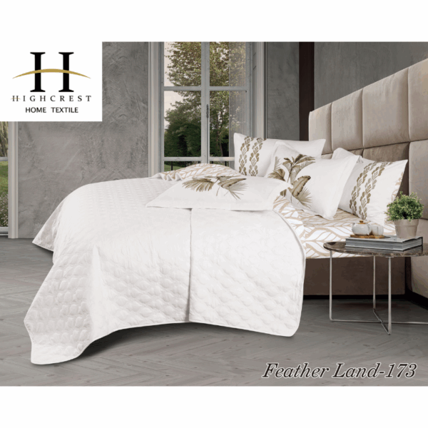 Feather Land Bed Spread Set 4 pcs Printed Cotton - Image 2