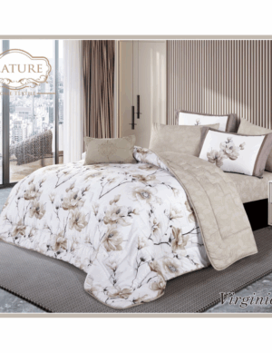 Virginia comforter Set 4 pcs Printed Cotton