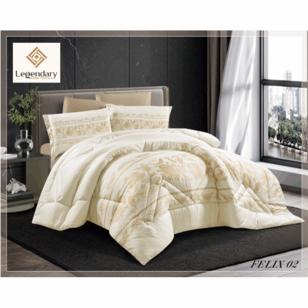 Flix comforter Set 6 pcs Printed Microfiber - Image 2