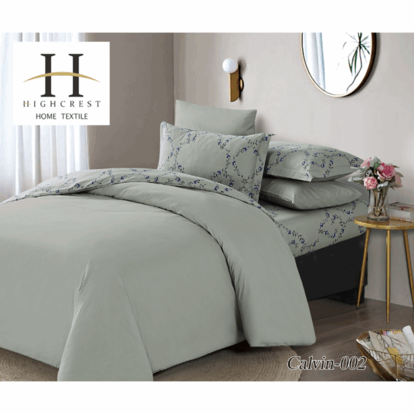 Calvin Duvet Cover Set 6 pcs printed Cotton - Image 2