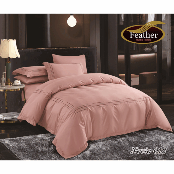 Novia Duvet Cover Set 6 pcs Embroidery Cotton - Image 2