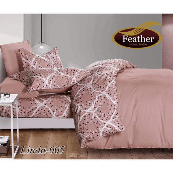 Linda Duvet Cover Set 6 pcs printed Cotton - Image 2