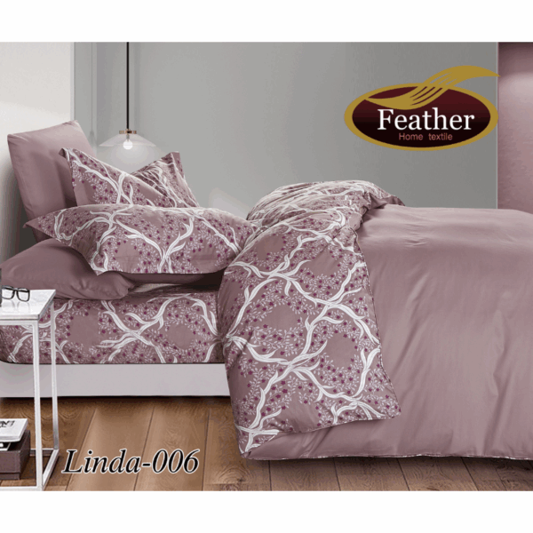 Linda Duvet Cover Set 6 pcs printed Cotton