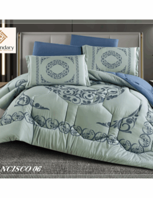 FRANCISCO comforter Set 6 pcs Printed Microfiber