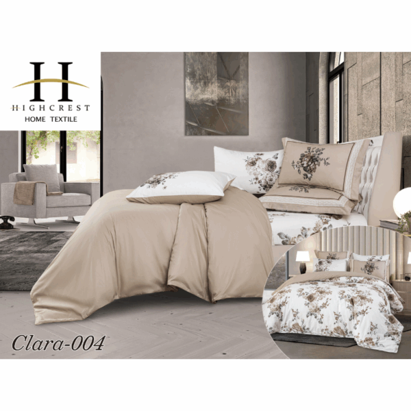 Clara Duvet Cover Set 6 pcs Printed Cotton