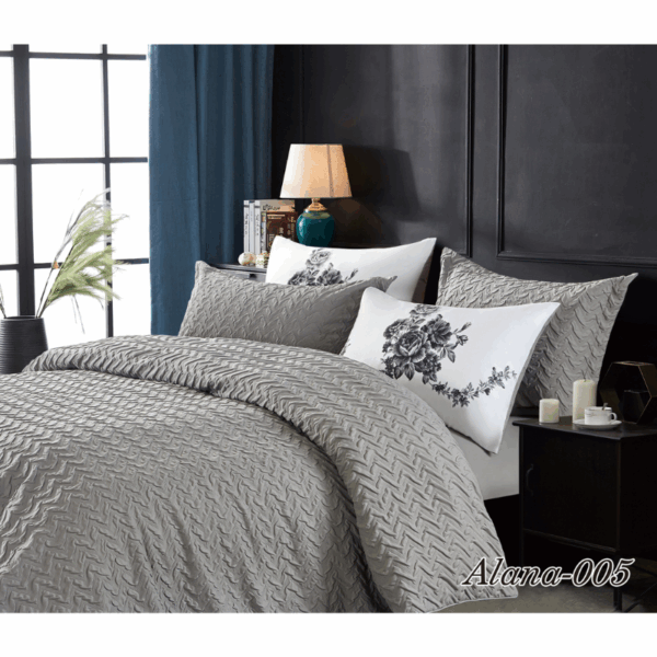 Alana Duvet Cover Set 6 pcs Crip Cotton - Image 3