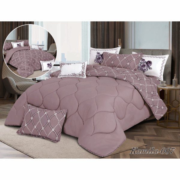 Kamila comforter Set 7pcs Printed Cotton - Image 2