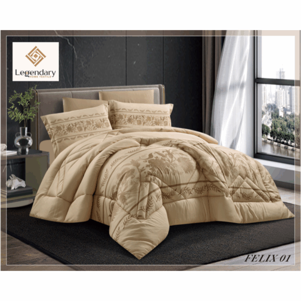 Flix comforter Set 6 pcs Printed Microfiber - Image 3