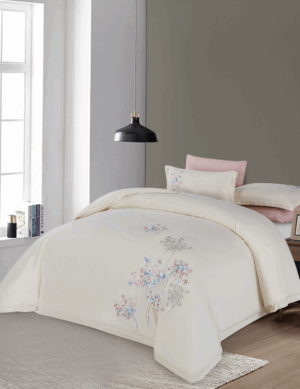 Moscow Duvet Cover Set 6 pcs Embroidery Microfiber