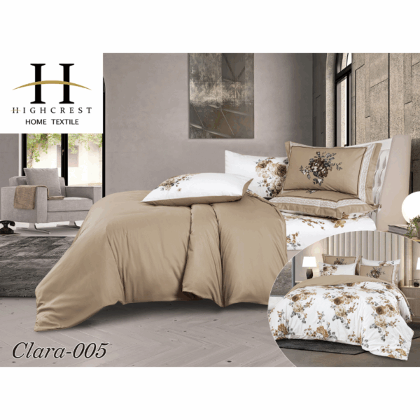 Clara Duvet Cover Set 6 pcs Printed Cotton - Image 2