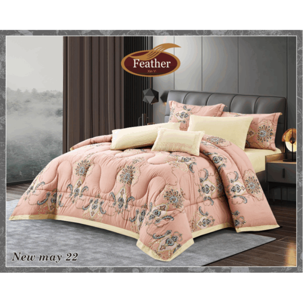 New May comforter Set 6 pcs Printed Cotton - Image 4
