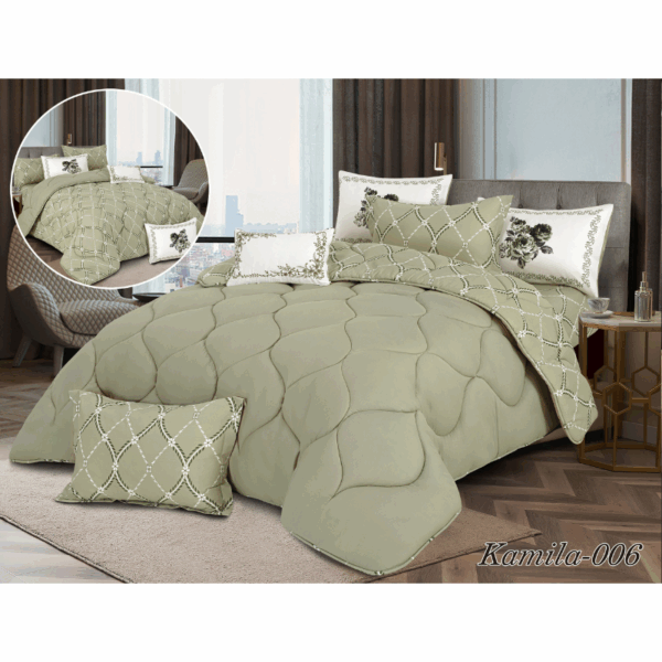 Kamila comforter Set 7pcs Printed Cotton - Image 3