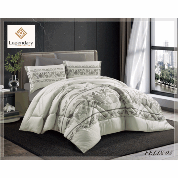 Flix comforter Set 6 pcs Printed Microfiber - Image 4