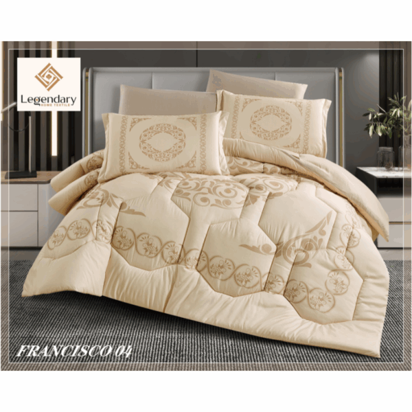 FRANCISCO comforter Set 6 pcs Printed Microfiber - Image 4