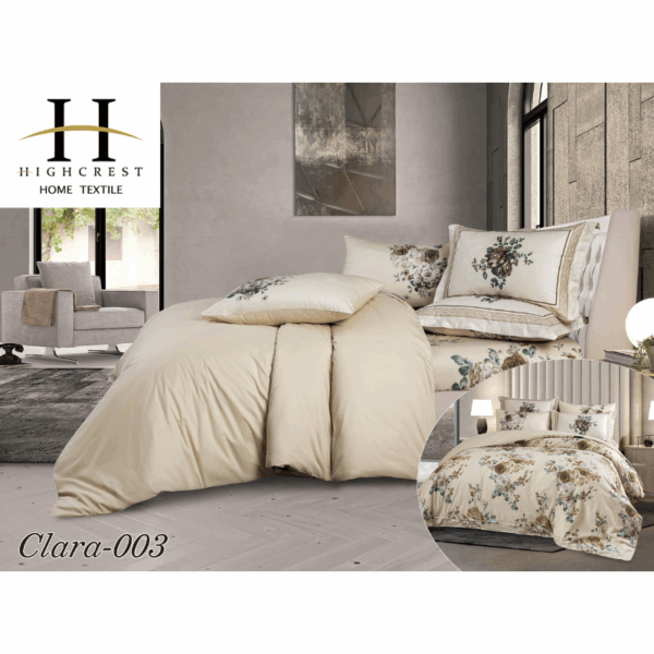 Clara Duvet Cover Set 6 pcs Printed Cotton - Image 3