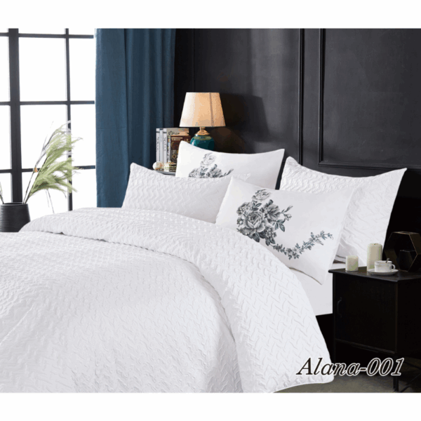 Alana Duvet Cover Set 6 pcs Crip Cotton - Image 5