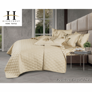 Feather Land Bed Spread Set 4 pcs Printed Cotton