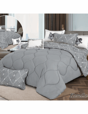 Kamila comforter Set 7pcs Printed Cotton