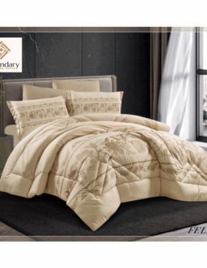 Flix comforter Set 6 pcs Printed Microfiber