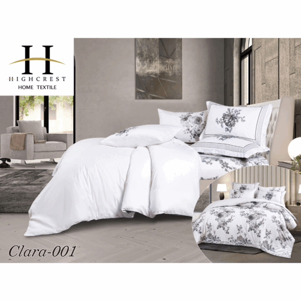 Clara Duvet Cover Set 6 pcs Printed Cotton - Image 4