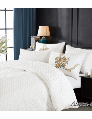 Alana Duvet Cover Set 6 pcs Crip Cotton