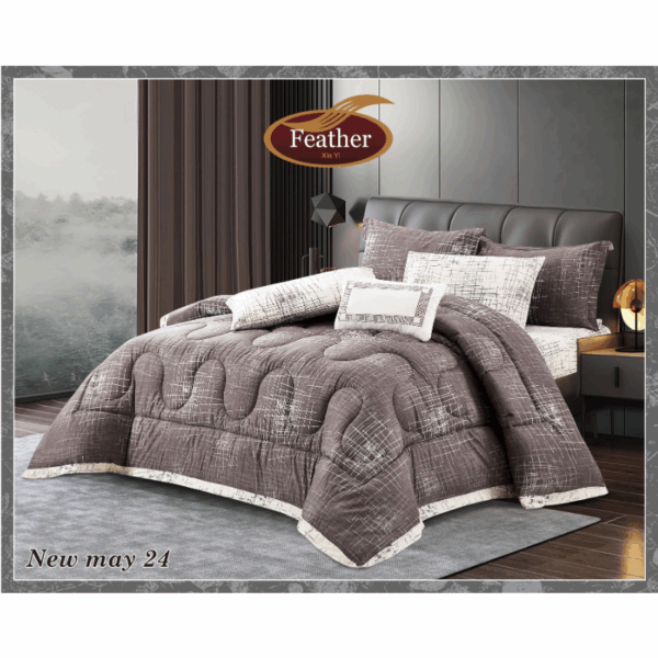 New May comforter Set 6 pcs Printed Cotton - Image 6
