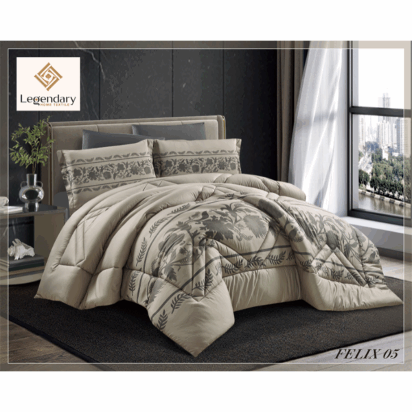 Flix comforter Set 6 pcs Printed Microfiber - Image 6