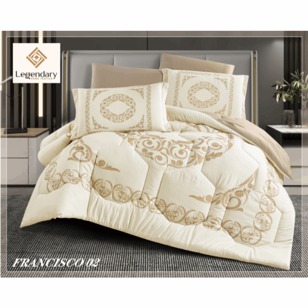 FRANCISCO comforter Set 6 pcs Printed Microfiber - Image 6
