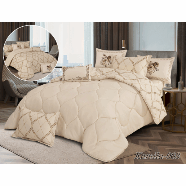 Kamila comforter Set 7pcs Printed Cotton - Image 6