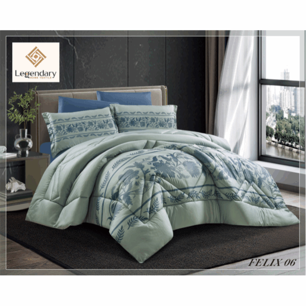 Flix comforter Set 6 pcs Printed Microfiber - Image 7