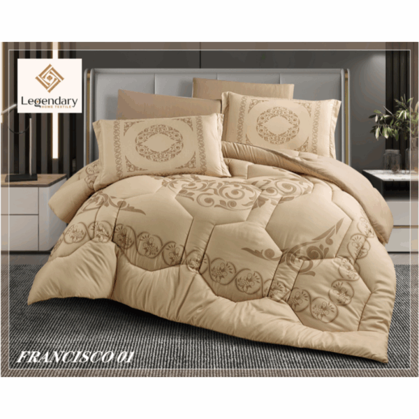 FRANCISCO comforter Set 6 pcs Printed Microfiber - Image 7