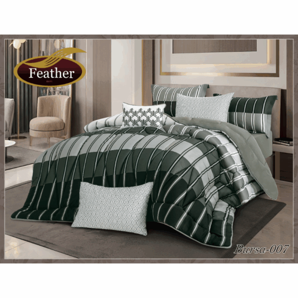 Bursa comforter Set 8 pcs Printed Cotton - Image 2