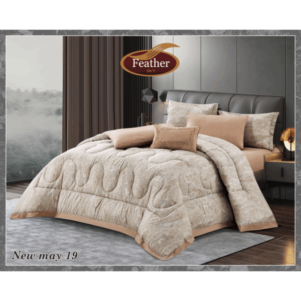 New May comforter Set 6 pcs Printed Cotton
