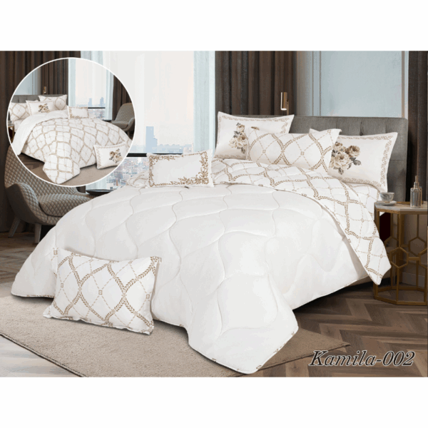 Kamila comforter Set 7pcs Printed Cotton - Image 8