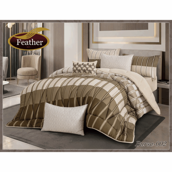 Bursa comforter Set 8 pcs Printed Cotton