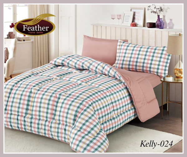 Kelly comforter Set 4 pcs Printed Cotton - Image 11