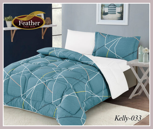Kelly comforter Set 4 pcs Printed Cotton - Image 15