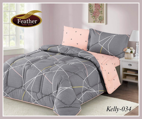 Kelly comforter Set 4 pcs Printed Cotton - Image 16