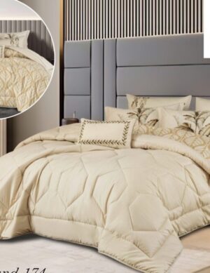 Feather Land comforter Set 4 pcs Printed Cotton