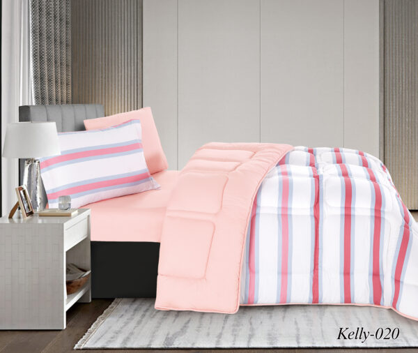 Kelly comforter Set 4 pcs Printed Cotton - Image 4