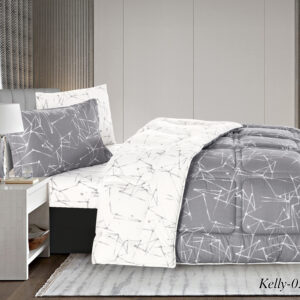Kelly comforter Set 4 pcs Printed Cotton