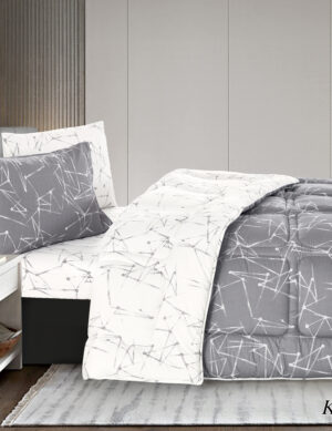 Kelly comforter Set 4 pcs Printed Cotton