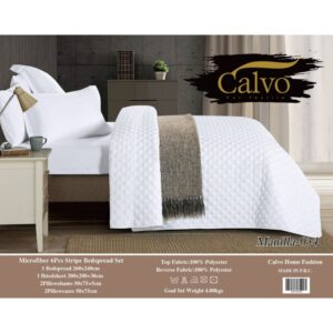 Manilla Bed Spread Set 6 pcs Hotel Microfiber