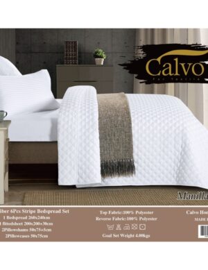 Manilla Bed Spread Set 6 pcs Hotel Microfiber