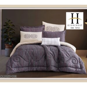 Madrid comforter Set 8 pcs Printed Cotton